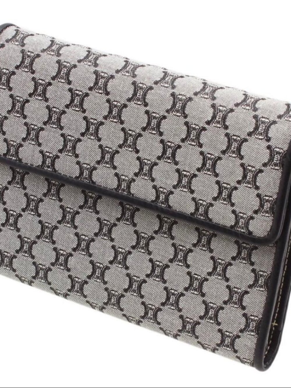 Celine Macadam Pattern Canvas Trifold Wallet - Picture 4 of 10